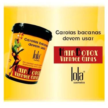 Imagem de Creme Alisante Lola Cosmetics Vintage Girls - Lola From Rio, 100g