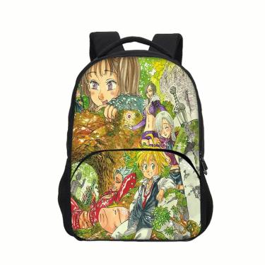 Imagem de Mochila Seven Deadly Sins Meliodas Cartoon Kids School