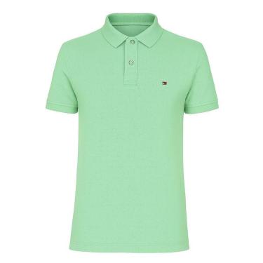 Imagem de Camiseta Gola Polo Tommy Hilfiger Im 1985 Slim Verde Militar-Masculino