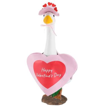 Imagem de Goose Outfit Arrowbash Valentines Heart Pink para estátua de 23 cm