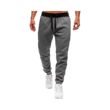 Imagem de Calças De Moletom Masculinas plus Size S-3XL Com Cintura Elástica, Jog