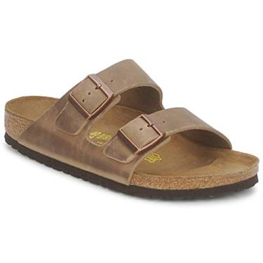 Imagem de Birkenstock Mules infantis unissex Arizona marrom, marrom tabaco, 6/6,5