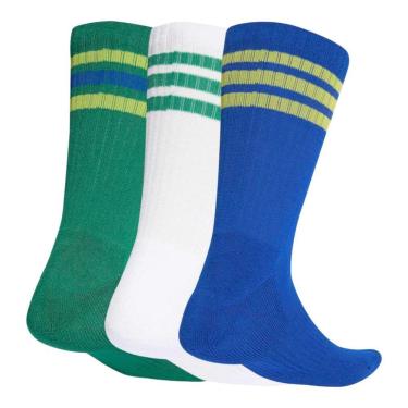 Imagem de Kit 3 Pares de Meias Adidas Cushioned Crew 3S Unissex