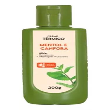 Imagem de Mentol e Cânfora- Creme Termico P/Massagem  200 G (3656)