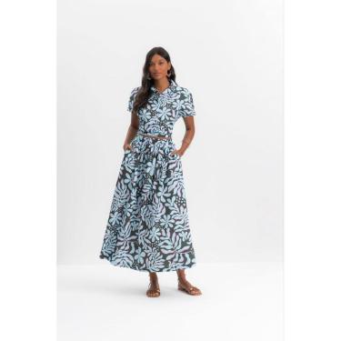 Imagem de Saia longa feminina em tricoline Essendi-Feminino