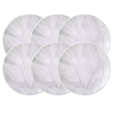 Imagem de Prato Raso Porcelana Decorada Arbo 25cm 6 Unidades - Tramontina 96580/070