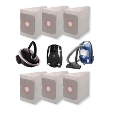 Imagem de Kit com 6 sacos descartaveis aspirador de pó black&decker las 3000