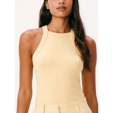Imagem de Regata Halter Neck Hering 4AP7 Feminina Canelada Algodão T. P/XG, XG, 