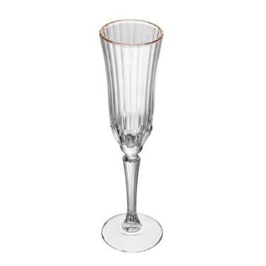 Imagem de Conjunto de 6 Taças de Champagne Belle Jour com Fio de Ouro - Wolff