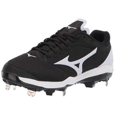 Imagem de Mizuno Tênis feminino Sweep 5 Cleated Softball, Preto/branco, 36