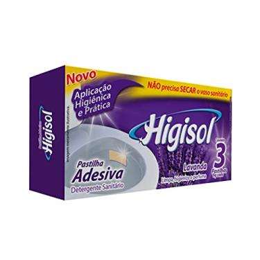 Imagem de Pastilha Adesiva Para Vaso Sanitário - Lavanda 3X9G, Higisol
