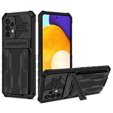 Imagem de Estojo protetor de bolso de cartão para Samsung Galaxy A52S 5G A 52S A52 S22 Ultra S21 Plus A12 A13 A22 A32 A72 A53 A73 A33 Capa, preta, para A32 4G SM, A325
