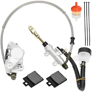 Imagem de FVRITO Conjunto de calibração de cilindro mestre de freio hidráulico traseiro para 150cc 200cc 250cc Taotao Coolster Roketa Vitacci Kazuma Peace SunL RPS Icebear Chinês ATV Quad 4 Rodas Dune Buggy Go Kart