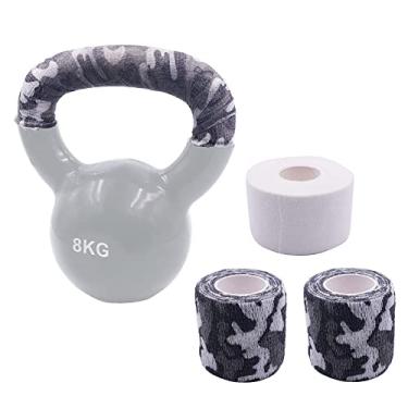 Imagem de Lights Mountain Fita aderente antiderrapante e respirável – Alça Kettlebell, hóquei, beisebol – 5 cm de largura 4,5 m de comprimento