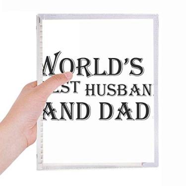Imagem de Caderno de anotações Dreaming World's Best Dad and Husband com citações de folhas soltas e diários recarregáveis