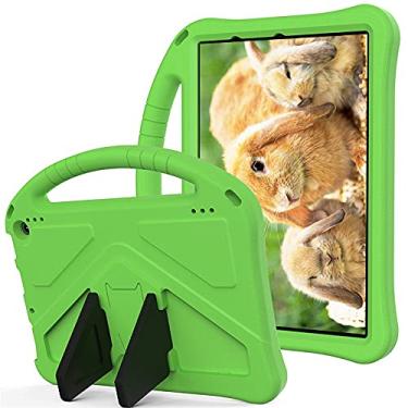 Imagem de Antetek Capa para tablet Amazon Fire HD 10 e 10 Plus (versão 2021), capa leve à prova de choque para crianças com suporte para tablet Amazon Kindle Fire HD 10 Kids e tablet Pro (verde)