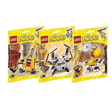 Imagem de Lego, Mixels Series 7 Bundle MIXIES set, JAMZY (41560), TAPSY (41561), TRUMPSY (41562) Combine to Build MIXIES MAX!