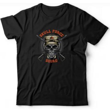 Imagem de Camiseta algodão skull- Force squad