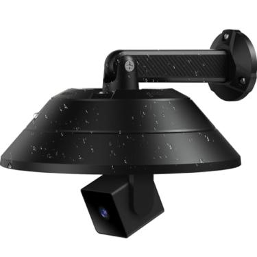 Imagem de Gcioii Suporte de parede e capa protetora à prova de intempéries para WYZE Cam Pan V3/V2/V1, Blink Mini Pan-Tilt, Eufy Cam E220, Kasa Indoor Pan e Tapo C200 (1 pacote preto, câmera não incluída)