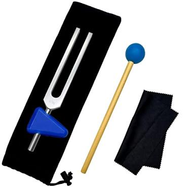 Imagem de Diapasão 417 Hz diapasão chacra para reparo de DNA, diapasão, diapasão, diapasão de cura de som, liga de alumínio, instrumento profissional de diapasão
