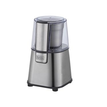 Imagem de Moedor de Café e Grãos Black Decker Gourmand Gris MG200 - Inox