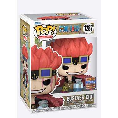 Imagem de Funko Boneco Pop! Eustass Kid - Vinil Exclusivo Wondercon Shared - One Piece - Vermelho e Preto