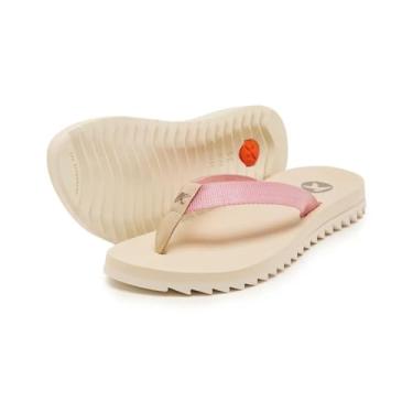 Imagem de Chinelo Kenner Kyra Slim Feminino Branco e Rosa 40