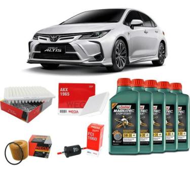 Imagem de Kit De Filtros E Oleo Corolla 2.0 Xei Xrs Flex 2010 2011 - Castrol