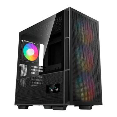 Imagem de Gabinete Gamer DeepCool CH560 Digital, Mid Tower, Vidro Temperado, Sem