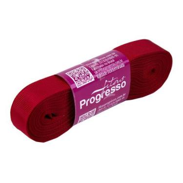 Imagem de Fita Gorgurão Progresso 15mm nº3 - 10m Cor 209 Vermelho - 01 unidade -