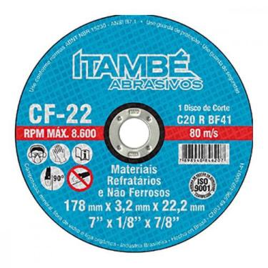 Imagem de Disco Corte Itambe Refr 2T 7X7/8 Cf22