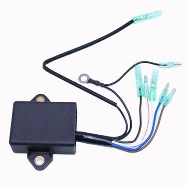 Imagem de Conjunto de unidade CDI para Yamaha 9.9HP 15HP motor de popa 2 tempos compatível com 63V-85540-01 63V-85540-02 63V-85540-00-00 Sierra 18-5132