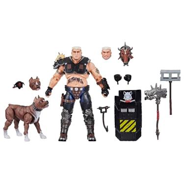 Imagem de G.I. Joe Classified Series #135, Dreadnok Road Pig & Rawkus, Collectible 6 Inch Action Figure with Pet Dog Pit Bull Figure and 10 Accessories