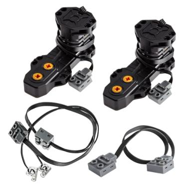 Imagem de TEESE 4pcs Technic-Motor-Kit with Buggy-Motor-Monster-Motor-Extension-Cord-Light-Cable, Compatible with Technic-Parts for STEM MOC Project Replacement-Parts