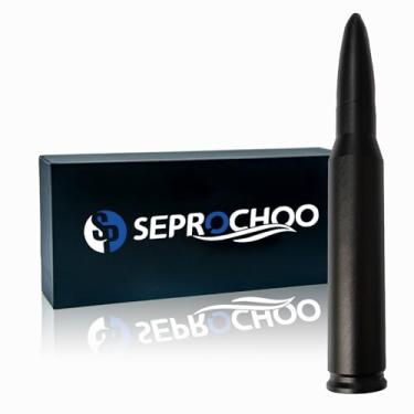 Imagem de Antena bullet de carro caminhão 50 cal, acessórios de rádio, substituição universal para GMC Sierra 1500 Chevy Dodge Ram Silverado 1500 2500 3500 Ford F150 F250 F350 (preto fosco, 14 cm)