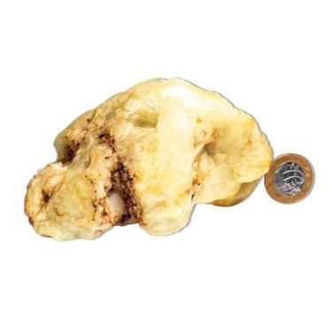 Imagem de 01 Enxofre Bruto Pedra Natural 700 a 800g 8 a 12cm Tipo A - Cristaisde
