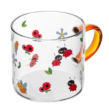 Imagem de LYOR - Conjunto 2 Canecas com Alça Âmbar Garden Party 120ml Vidro Borossilicato Resistente ao Calor