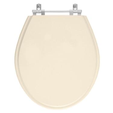 Imagem de Assento Sanitario Poliester Ravena Bege Claro Para Vaso Deca