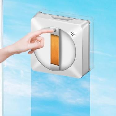 Imagem de Robô limpador de janelas de arranha-céus - Sucção de segurança de 2500 Pa, mapeamento inteligente de trajetória de ZN, pulverização bidirecional para vidros/mármores sem riscos - Pacote de presen