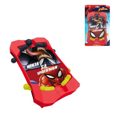 Imagem de Pinball Spiderman Etitoys Vermelho