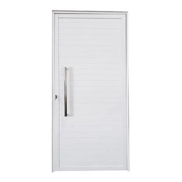 Imagem de Porta Lambril 210x80 c/Puxador L/Esq. - Alumínio Branco - Linha 25