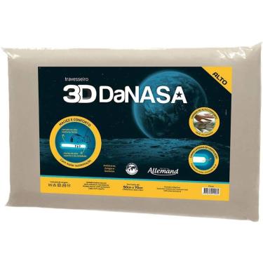 Imagem de Travesseiro 3D Danasa Alto Viscoelástico 50x70x13 cm Duoflex