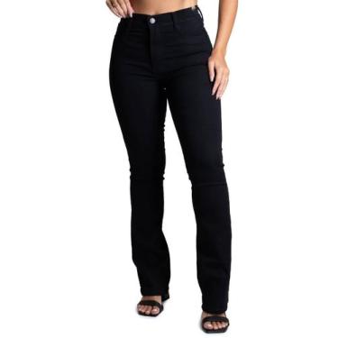 Imagem de Calça Sarja Sawary Boot Cut - 264080 - 46, Preto, 46