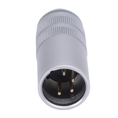 Imagem de aqxreight 4 Pinos XLR Conector Masculino METAL XLR Male a 3,5 Mm Adaptador de Microfone Feminino Equilibrado para Misturadores Alto -falantes Ativos ou Soa Qualquer Ativo Sem Problemas para o