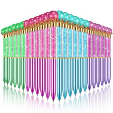 Imagem de Caneta esferográfica Gersoniel 24 unidades de tinta preta Crystal Diam