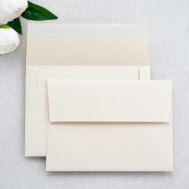 Imagem de Sobres PONATIA A7 5x7 pulgadas Crema Autoadhesivos (Paquete de 50)