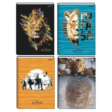 Imagem de Starschool – Caderno Universitário Costurado 80 Folhas Rei Leão | Capa Dura com Laminação Brilho | 4 Modelos Oficiais Disney para Escola e Faculdade