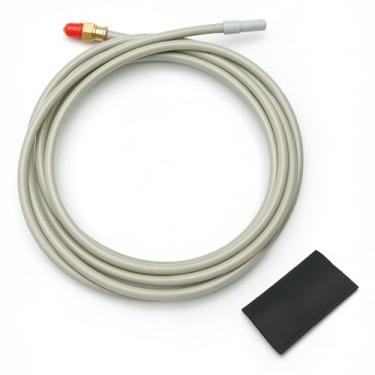 Imagem de 8201597 Tubo de água de geladeira para Whirlpool, W8201597 Mangueira de entrada de linha de água de geladeira com capa protetora de folha adesiva, modelos adequados: ED25QFXHW02 ED25VFXHW00