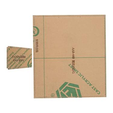 Imagem de Bolsa de lápis modelo acrílico transparente, leve, resistente ao desgaste, caixa de caneta, molde para corte, artesanato, projetos diy, 2 pacotes