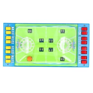 Imagem de Jogo de Basquete de Mesa, Habilidade Ajustável de Basquete Interativo Toys 2 Jogadores (Amarelo) (Azul)